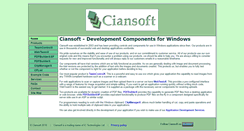 Desktop Screenshot of ciansoft.com