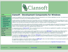 Tablet Screenshot of ciansoft.com